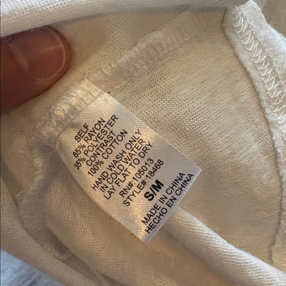 White Embroidered Floral Top - Picture 5 of 5